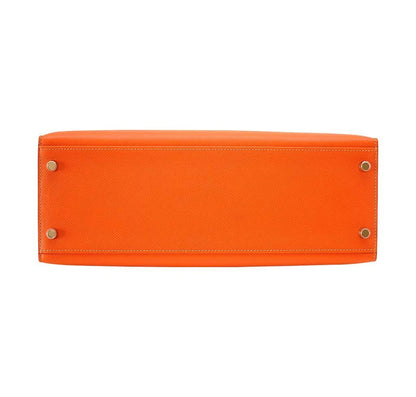 Hermes Kelly Sellier 32 Feu Epsom Leather Gold Hardware