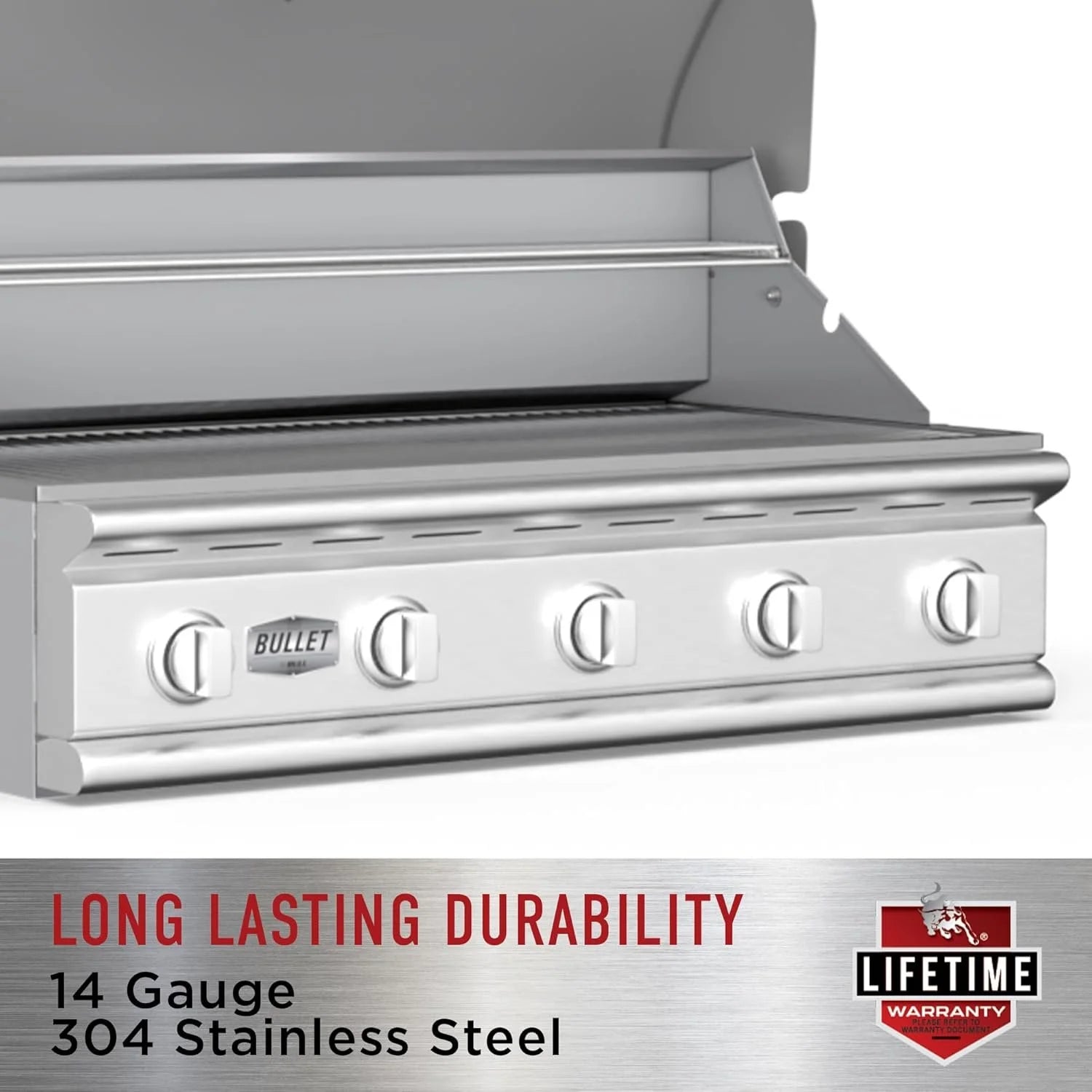 Bull Outlaw 30 inch 4 Burner Built in Natural Gas Grill