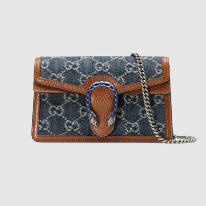 Gucci Dionysus Super Mini Denim Bag