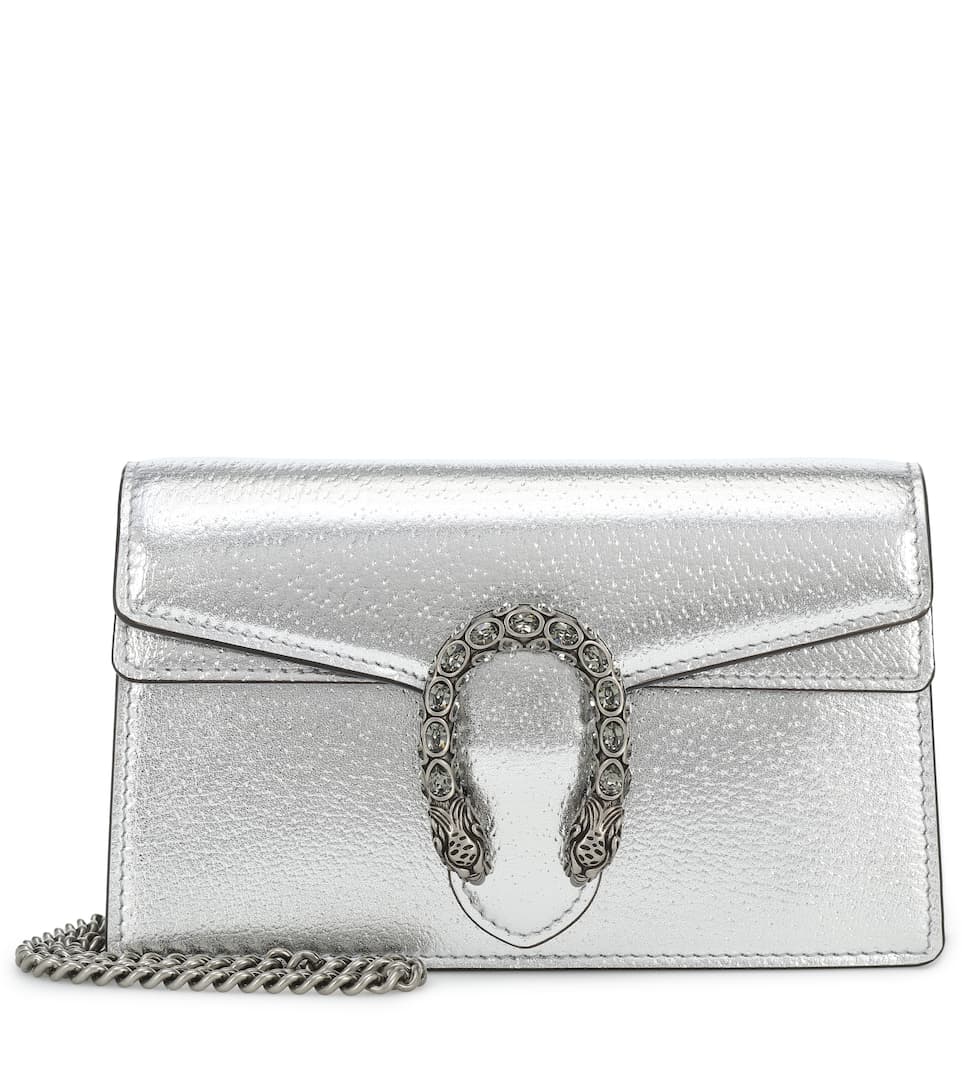 Gucci Dionysus Super Mini Silver Bag