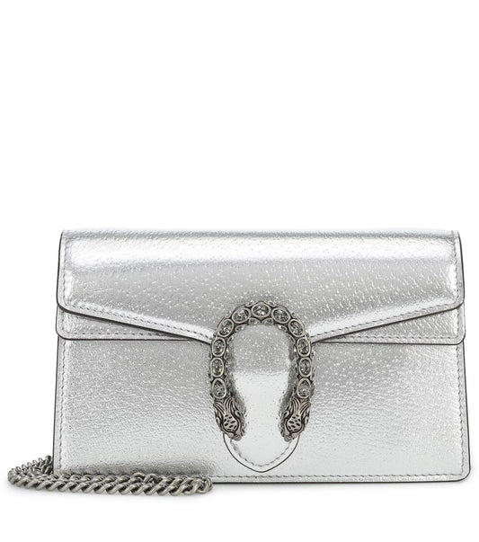Gucci Dionysus Super Mini Silver Bag