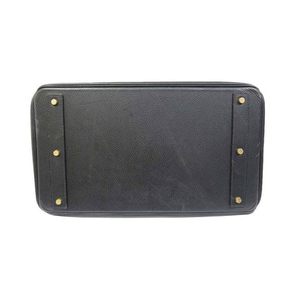 Hermes HAC 45 Black Ardennes Leather Permabrass Hardware
