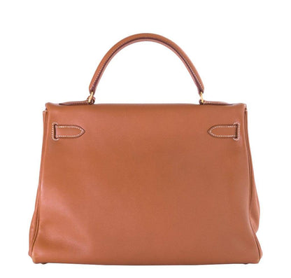 Hermes Kelly 32 Gold Gulliver Leather Gold Hardware