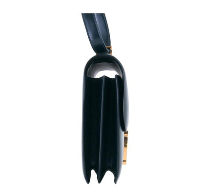 Hermes Constance 23 Navy Box Calf Leather Gold Hardware