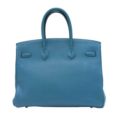 Hermes Birkin 35 Cobalt Togo Leather Palladium Hardware