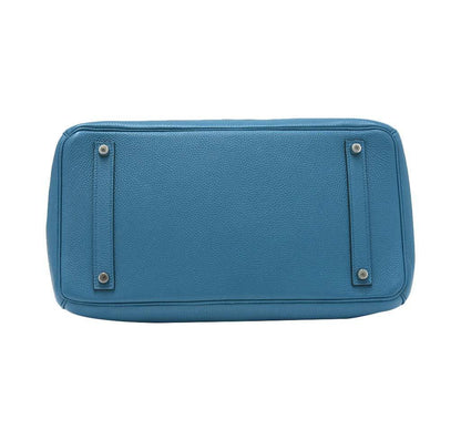 Hermes Birkin 35 Cobalt Togo Leather Palladium Hardware