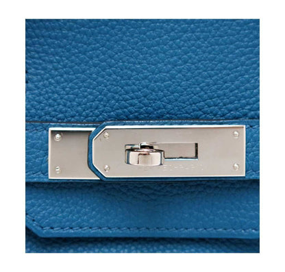 Hermes Birkin 35 Cobalt Togo Leather Palladium Hardware
