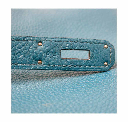 Hermes Birkin 35 Cobalt Togo Leather Palladium Hardware