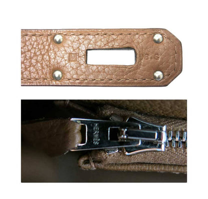 Hermes Jypsiere 34 Gold Taurillon Leather Palladium Hardware