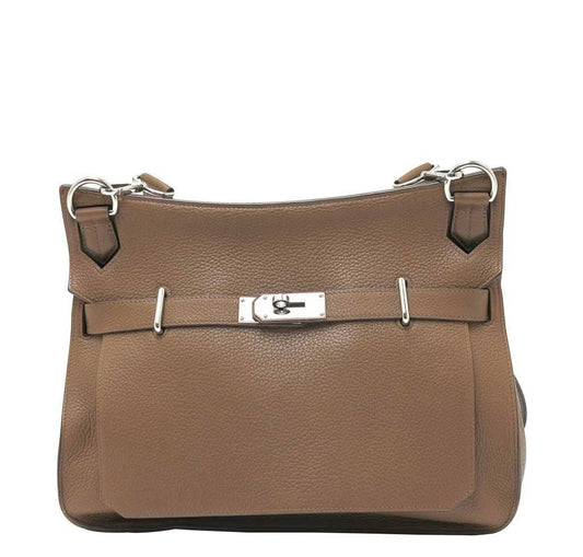 Hermes Jypsiere 34 Gold Taurillon Leather Palladium Hardware