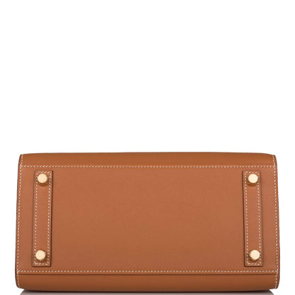 Hermes Birkin Sellier 25 Gold Veau Madame Gold Hardware