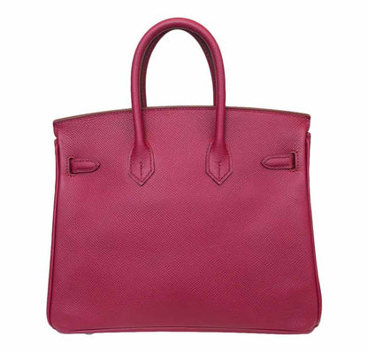 Hermès Birkin 25 Rouge Vif Bag Epsom