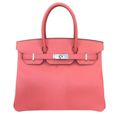 Hermes Birkin 30 Pink Flamingo Epsom Leather Palladium Hardware