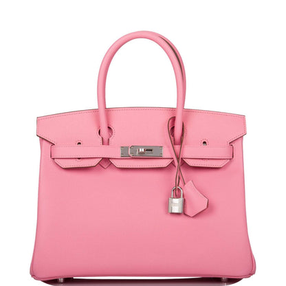 Hermes Rose Confetti Epsom Birkin 30cm