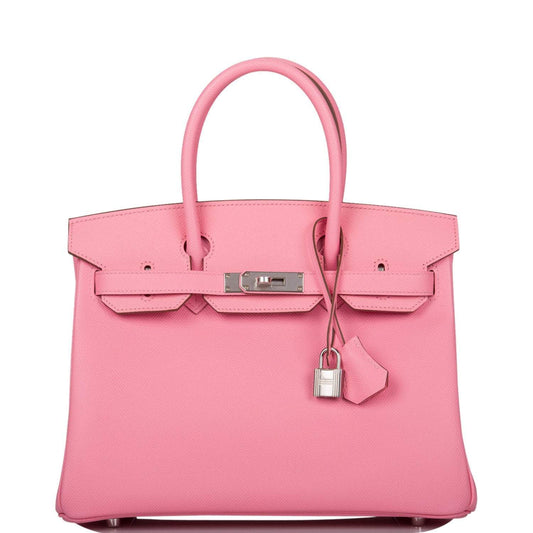 Hermes Rose Confetti Epsom Birkin 30cm