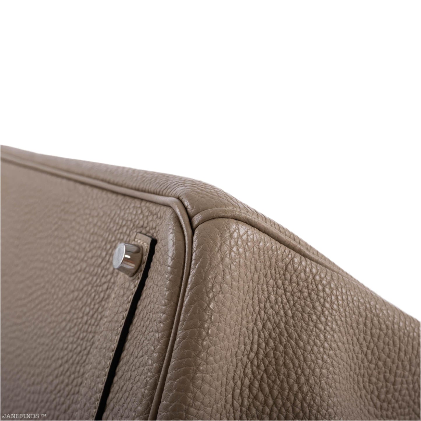 Hermes Birkin 35 Gris Tourterelle Togo with Palladium Hardware - 2009, M Square