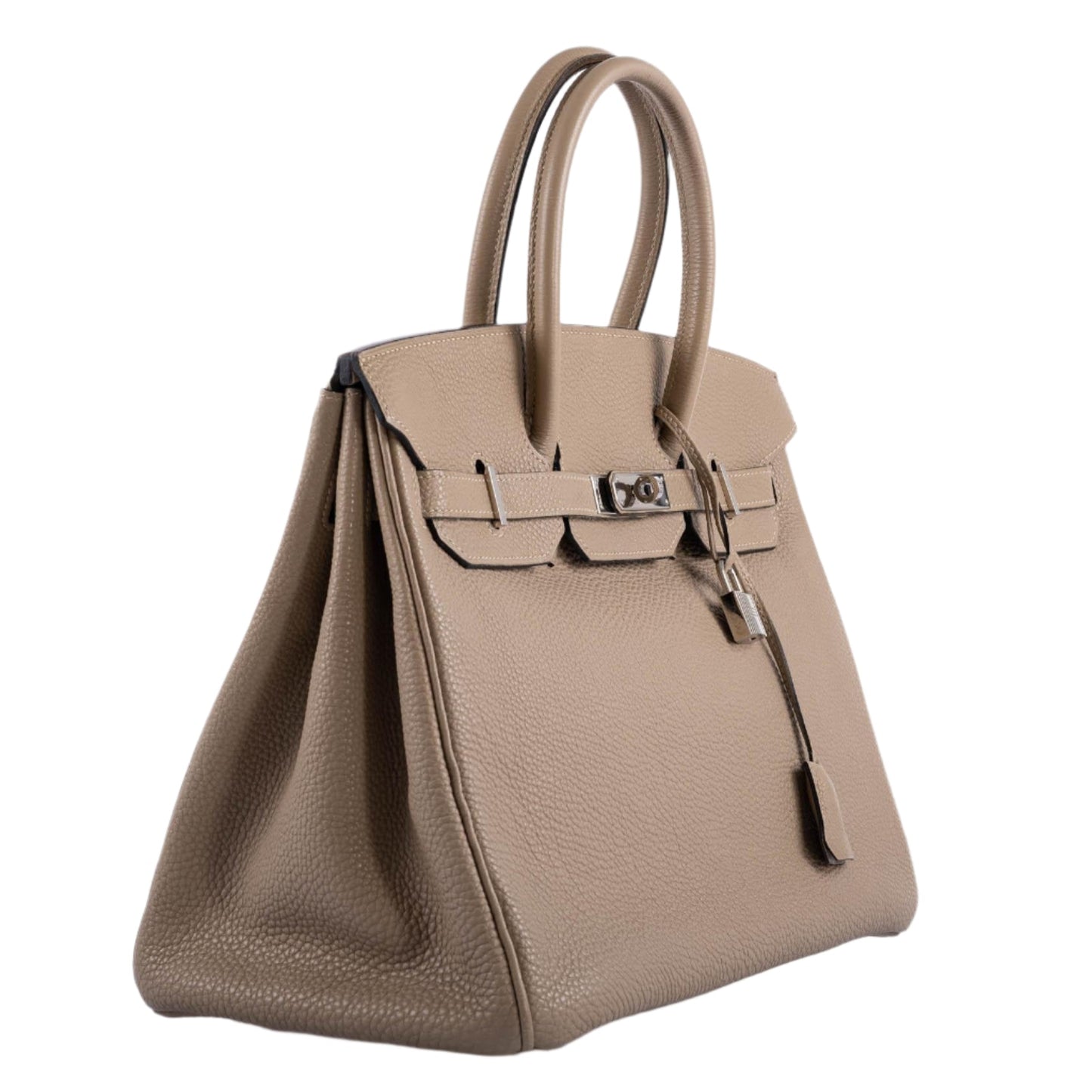 Hermes Birkin 35 Gris Tourterelle Togo with Palladium Hardware - 2009, M Square