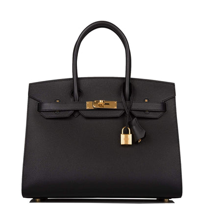 Hermes Birkin Sellier 30 Black Epsom