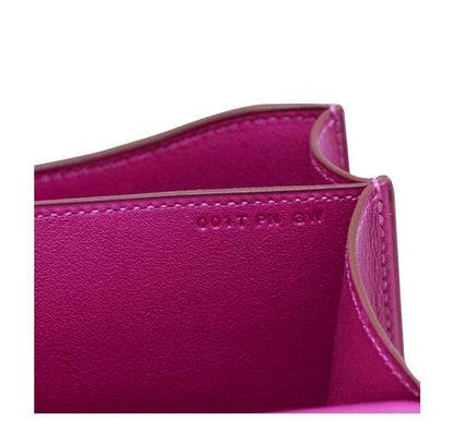 Hermes Constance Mini 18 Anemone Swift Leather Palladium Hardware