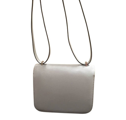 Hermes Constance Mini 18 Bleu Glacier Epsom Leather Palladium Hardware