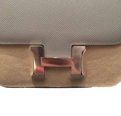 Hermes Constance Mini 18 Bleu Glacier Epsom Leather Palladium Hardware