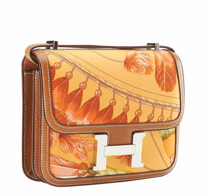Hermes Constance Mini 18 Brasil Mangue Barenia Silk Swift Leather Palladium Hardware