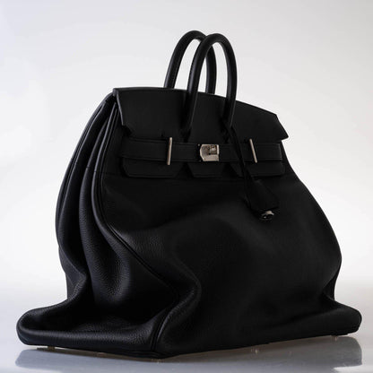 Hermes HAC Birkin 50 Voyager Black Togo leather Palladium Hardware - 2021, Z