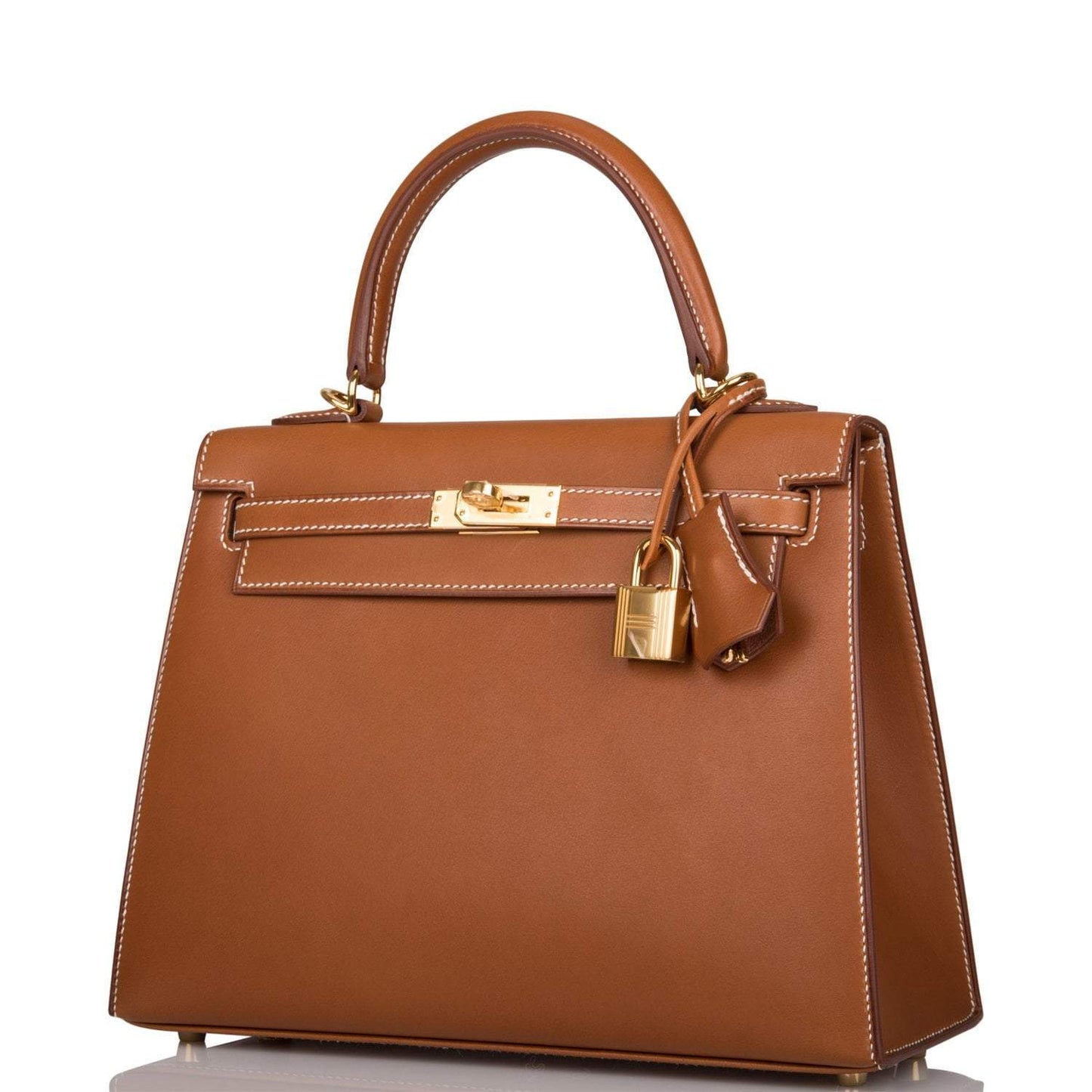 Hermes Kelly Sellier 25 Fauve Baarenia Gold Hardware