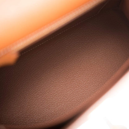Hermes Kelly Sellier 25 Fauve Baarenia Gold Hardware