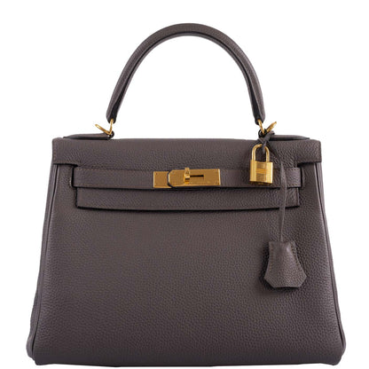Hermes Kelly 28 Retourne Etain Togo