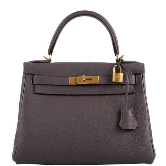 Hermes Kelly 28 Retourne Etain Togo