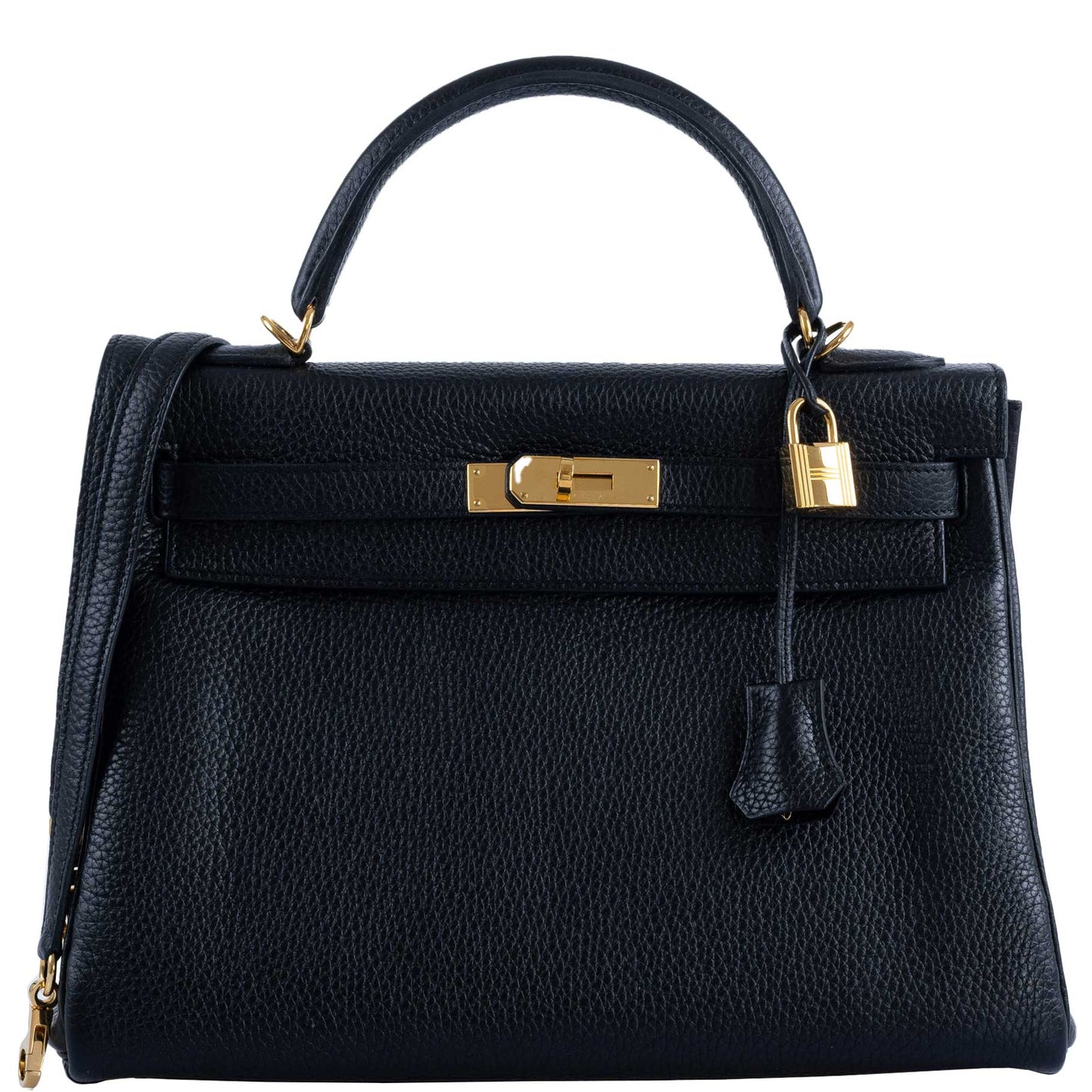 Hermes Kelly 32 Black Togo