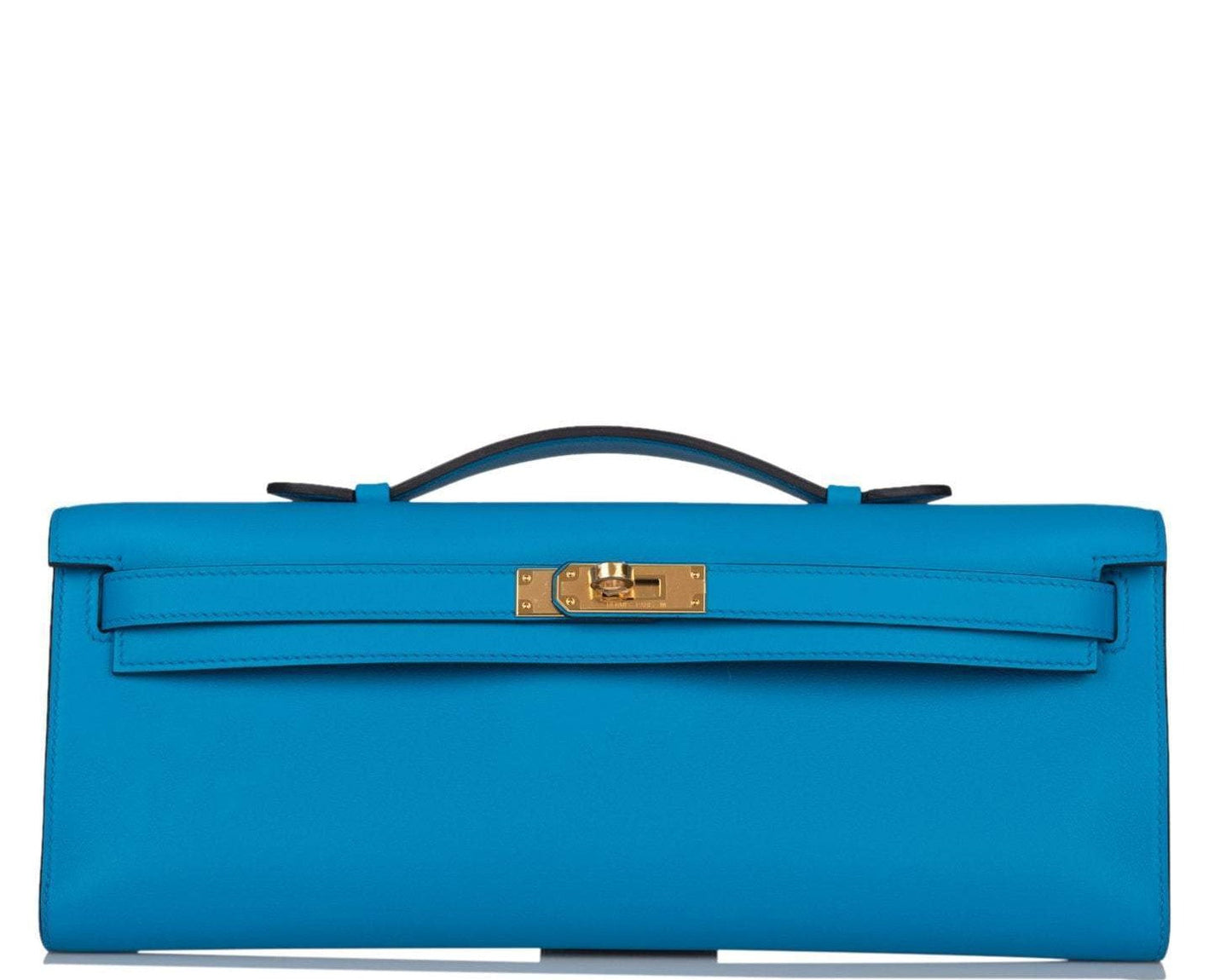 Hermes Kelly Cut Bleu Frida Swift
