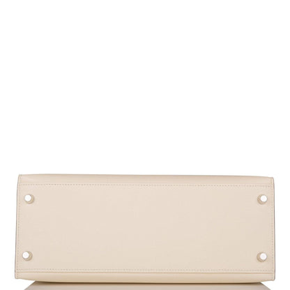 Hermes Nata Verso Epsom Sellier Kelly 28cm Palladium Hardware