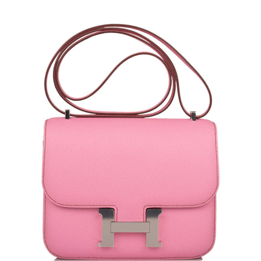 Hermes Mini Constance 18 Bubblegum Epsom