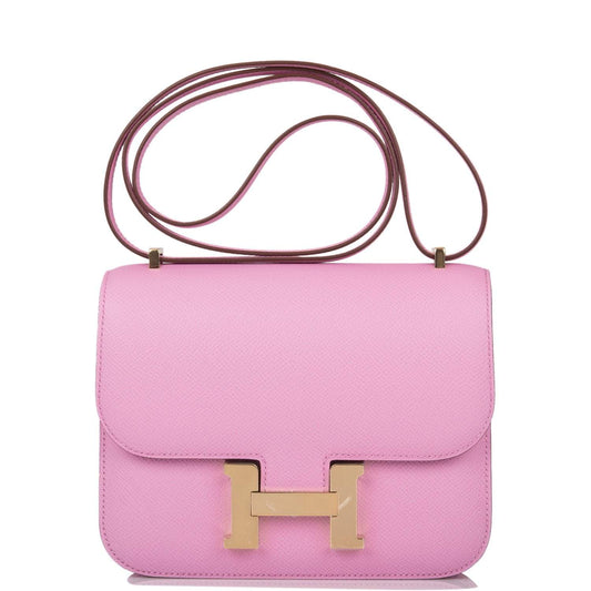 Hermes Mini Constance 18 Mauve Sylvestre Epsom