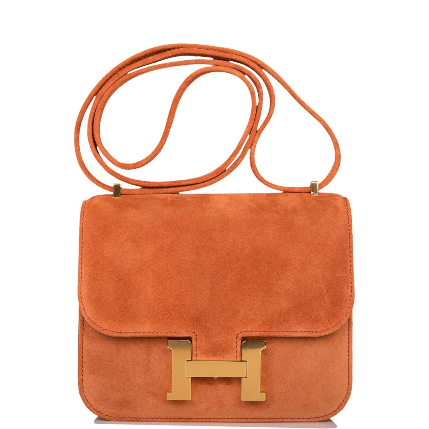 Hermes Mini Constance 18 Paprika Doblis