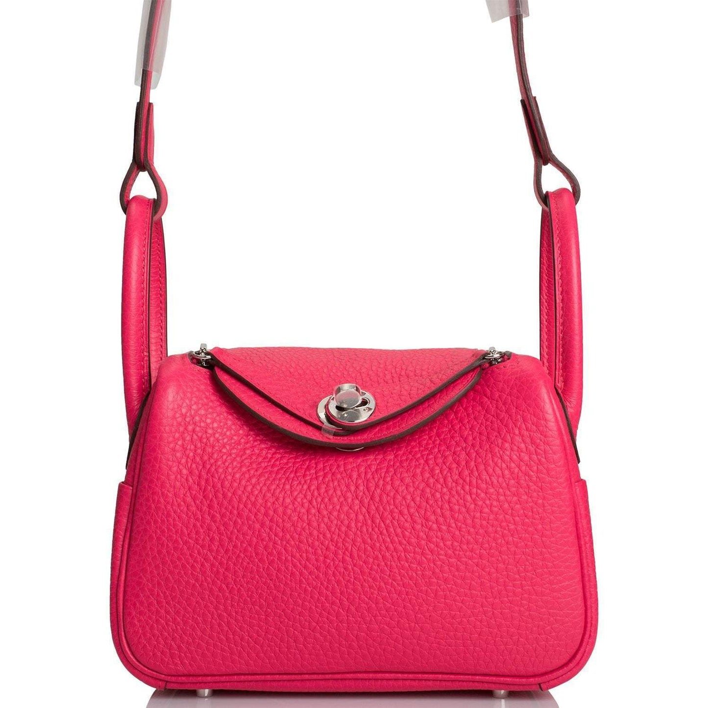 Hermes Mini Lindy Rose Extreme Clemence