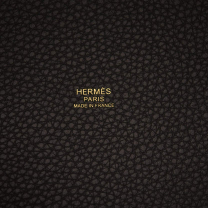 Hermes Picotin Lock 18 cm Black Clemence Leather Gold Hardware