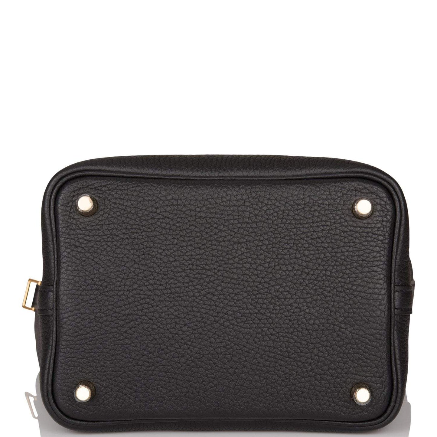 Hermes Picotin Lock 18 cm Black Clemence Leather Gold Hardware