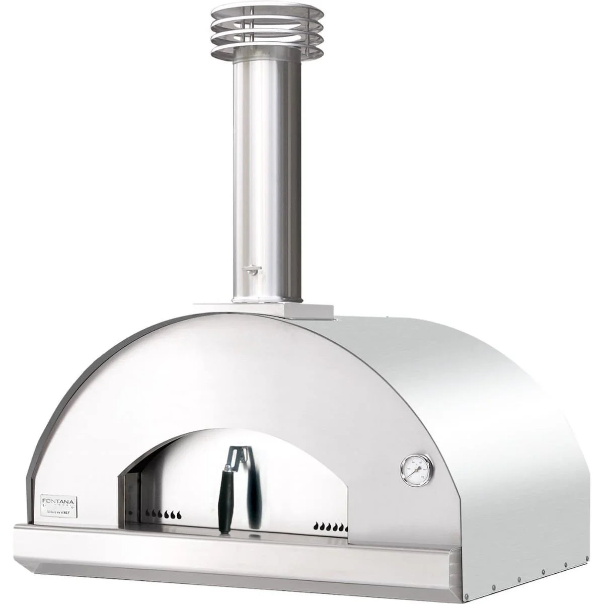 Fontana Forni Mangiafuoco Woods-Fired Pizza Ovens – Stainless – FTMF-S
