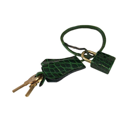 Hermes Kelly Sellier 35 Vert Emerald Alligator Gold Hardware