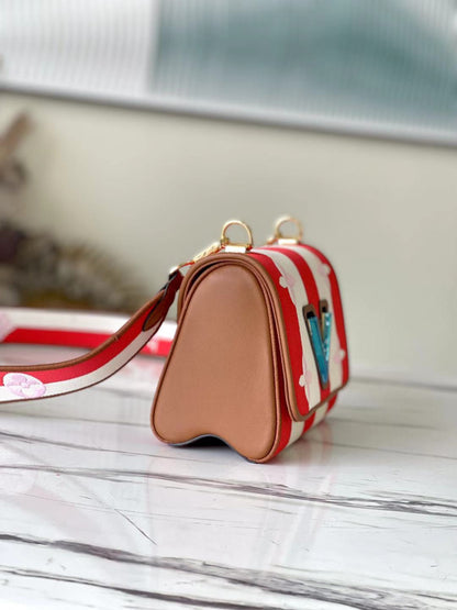 Pre-Loved LV TWIST MM RED