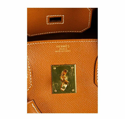Hermes Birkin 30 Gold Epsom Leather Gold Hardware