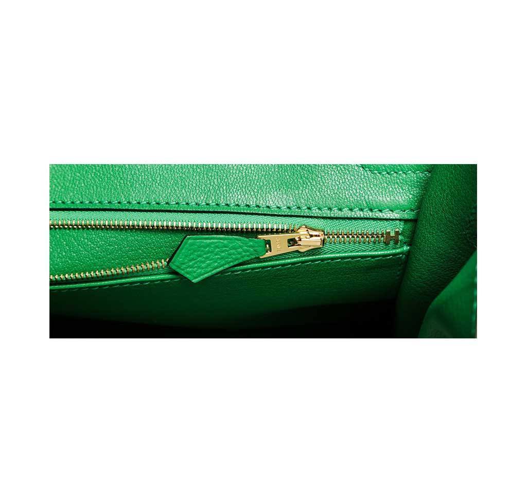 Hermes Birkin 30 Bamboo Togo Leather Gold Hardware