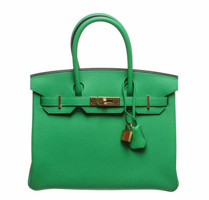 Hermes Birkin 30 Bamboo Togo Leather Gold Hardware