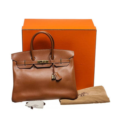 Hermes Birkin 35 Gold Epsom Leather Gold Hardware