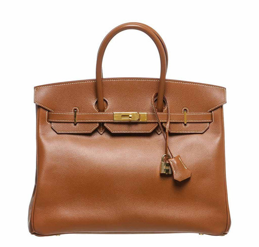 Hermes Birkin 35 Gold Epsom Leather Gold Hardware
