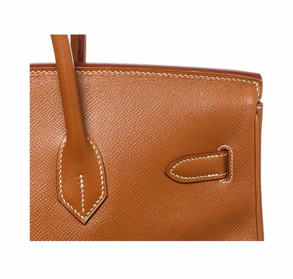 Hermes Birkin 35 Gold Epsom Leather Gold Hardware