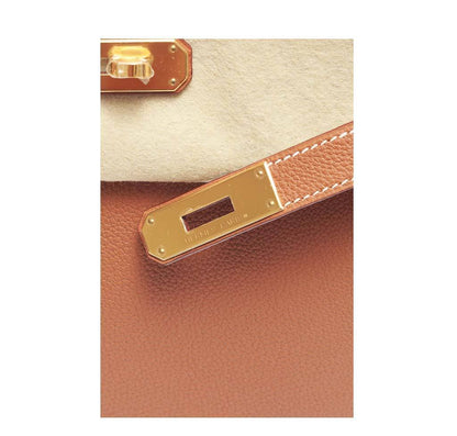 Hermes Kelly Retourne 32 Gold Togo Leather Gold Hardware